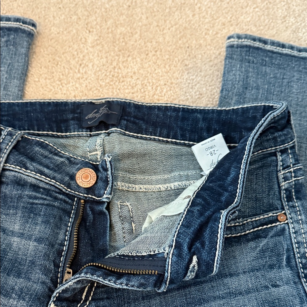 Daytrip Classic Blue Straight Leg Jeans - Picture 2 of 5